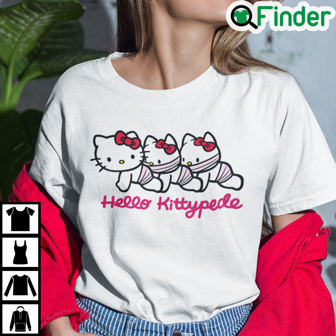 Hello Kittypede The Human Centipede Shirt Hello Kittypede The Human Centipede Shirt