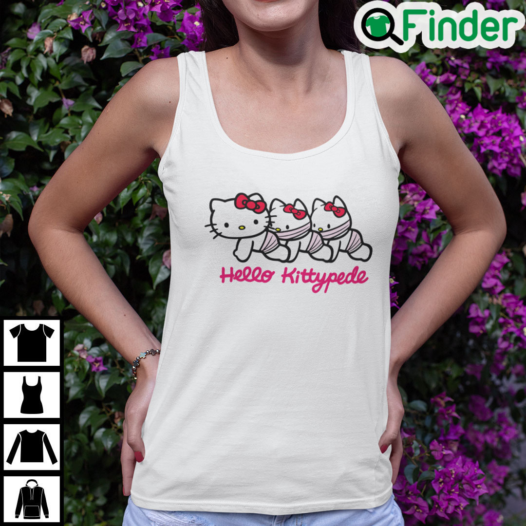 Hello Kittypede The Human Centipede Tank Top Hello Kittypede The Human Centipede Tank Top