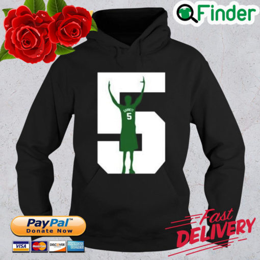 Honor Of Kevin Garnett 5 Celtics On Nbc Sports Boston Hoodie