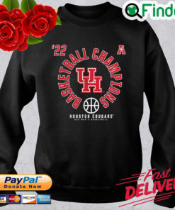 Houston Cougars 2022 basketball Champions AAC men s basketball sweatshirt