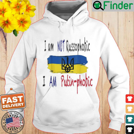 I Am Not Russophobic I Am Putin phobic Hoodie