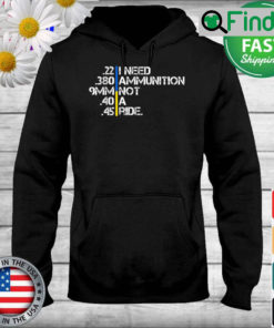 I Need Ammunition Not A Ride Ukraine Support Hoodie