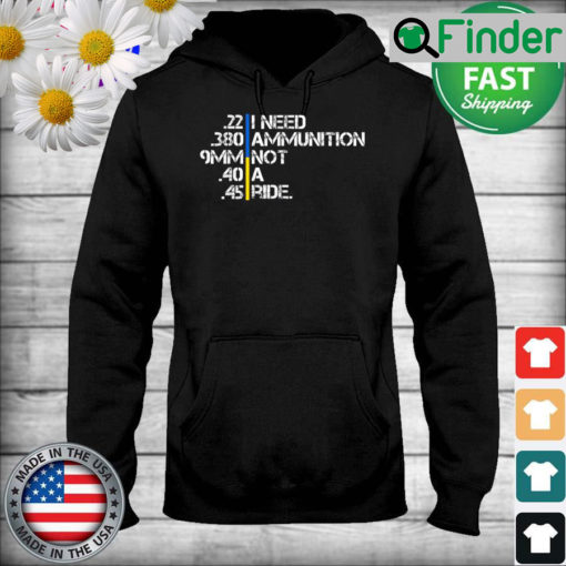 I Need Ammunition Not A Ride Ukraine Support Hoodie