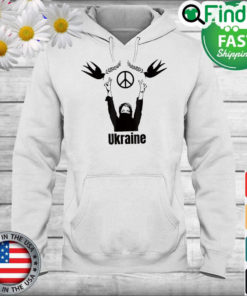 I Stand With Ukraine Anti War Ukranian Support Hoodie