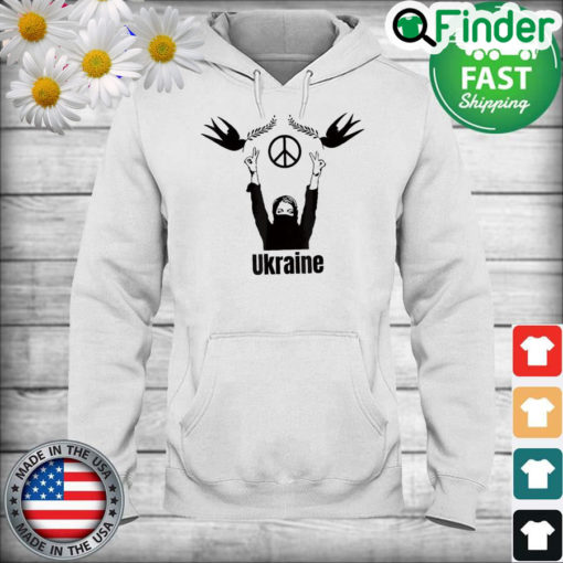 I Stand With Ukraine Anti War Ukranian Support Hoodie