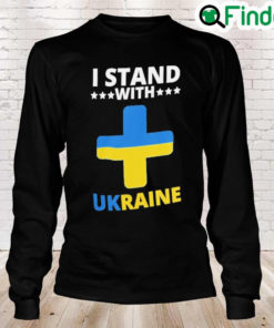 I Stand With Ukraine Fuck Putin Ukraine Strong Long Sleeve