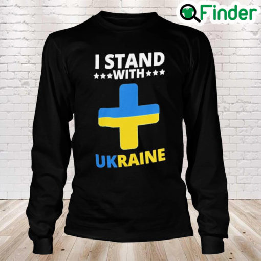 I Stand With Ukraine Fuck Putin Ukraine Strong Long Sleeve