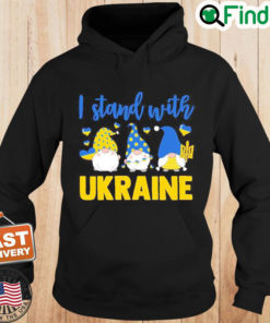 I Stand With Ukraine Peace Love Stop War Hoodie