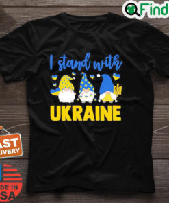 I Stand With Ukraine Peace Love Stop War T Shirt