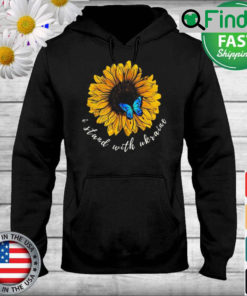 I Stand With Ukraine Sunflower Hoodie