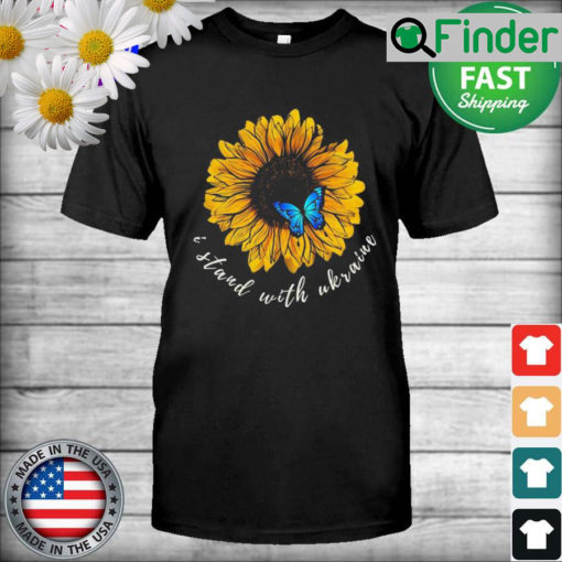 I Stand With Ukraine Sunflower Shirt