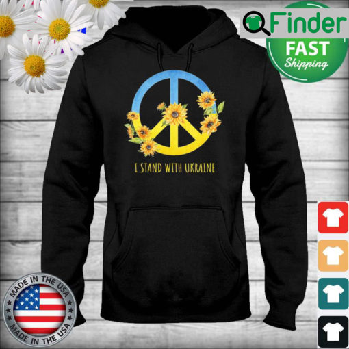 I Stand With Ukraine Sunflower Ukraine Hoodie 1