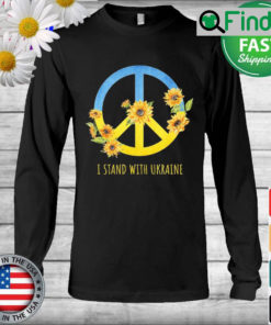 I Stand With Ukraine Sunflower Ukraine Long Sleeve 1