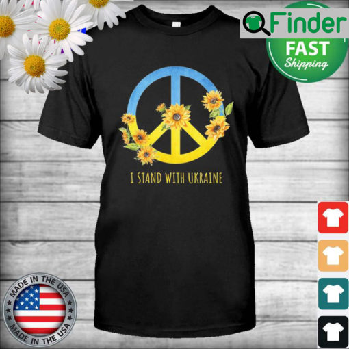 I Stand With Ukraine Sunflower Ukraine Shirt 1