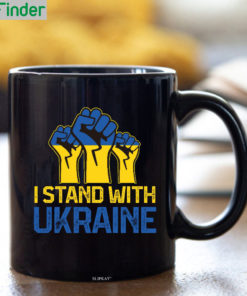 I Stand With Ukraine Support Hand Mug