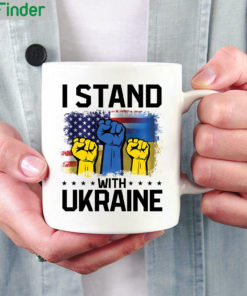 I Stand With Ukraine Support Ukrainian Mug