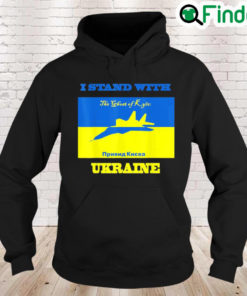 I Stand With Ukraine The Ghost of Kyiv Support Save Ukraine Peace Ukraine Hoodie