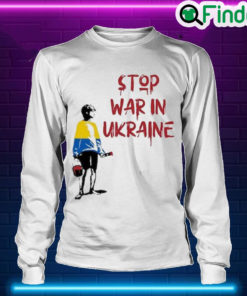 I Stand With Ukraine Ukrainian Flag Peace Ukraine Long Sleeve