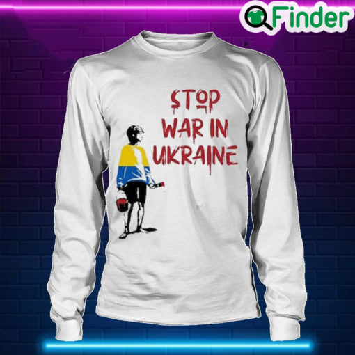 I Stand With Ukraine Ukrainian Flag Peace Ukraine Long Sleeve