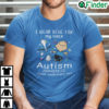 I Wear Blue For My Niece Autism Awareness Charlie And Snoopy Shirt