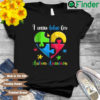 I wear blue for autism awareness shirt