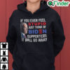 If You Ever Feel Stupid Just Think Of Biden Supporter It Will Go Away Hoodie