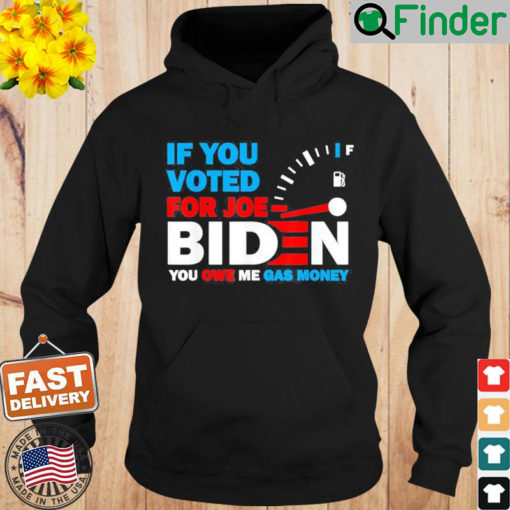 If You Voted for Biden You Owe Americans Gas Money Hoodie