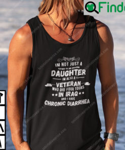 Im Not Just A Father To An Amazing Daughter Im Also A Veteran Tank Top