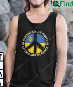 Imagine All The People Living Life In Peace Tank Top