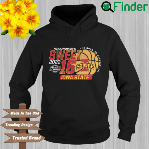 Iowa State Cyclones 2022 NCAA Womens Sweet 16 Hoodie