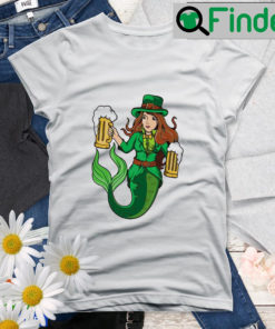 Irish Mermaid Women Leprechaun St Patricks Day Shirt