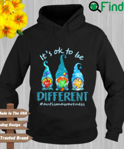 Its ok to be different autismawareness Hoodie