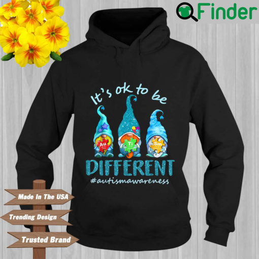 Its ok to be different autismawareness Hoodie