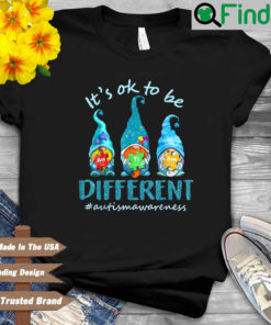 Its ok to be different autismawareness shirt