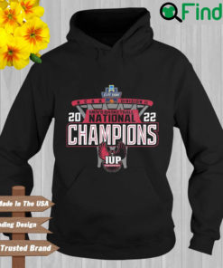 Iup Crimson Hawks 2022 NCAA Division II Mens Basketball National Champions Hoodie