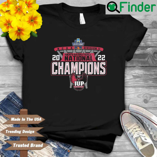 Iup Crimson Hawks 2022 NCAA Division II Mens Basketball National Champions shirt