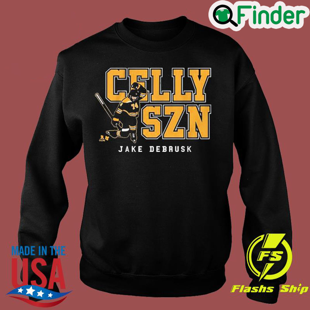 Jake DeBrusk Celly SZN Shirt, hoodie, sweater, long sleeve and tank top