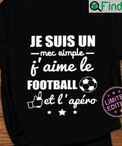 Je suis un mec simple jaime le football et lafro T shirt