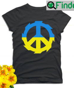 Jinjer Peace to Ukraine we want our home back Blue and Yellow T shirt