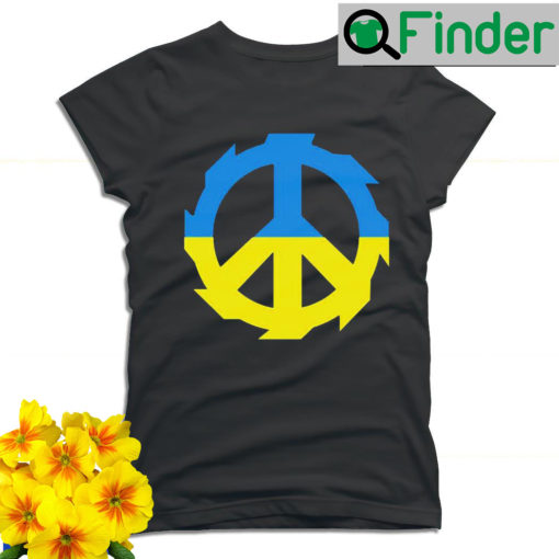 Jinjer Peace to Ukraine we want our home back Blue and Yellow T shirt