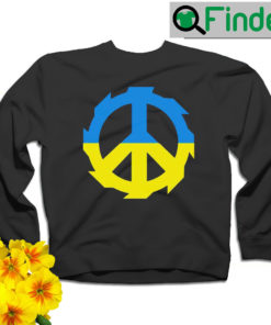 Jinjer Peace to Ukraine we want our home back Blue and Yellow sweatshirt