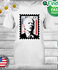 Joe Biden Zero Cents Stamp American Flag Shirt