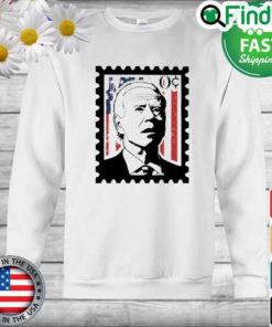 Joe Biden Zero Cents Stamp American Flag Sweatshirt