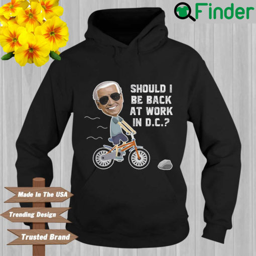 Joe Biden should I be back at work in dc Hoodie