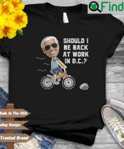 Joe Biden should I be back at work in dc shirt