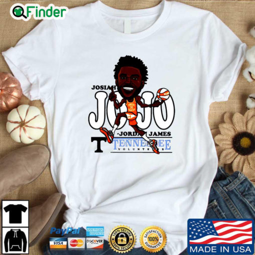 Josiah Jordan James Caricature Tennessee Volunteers shirt