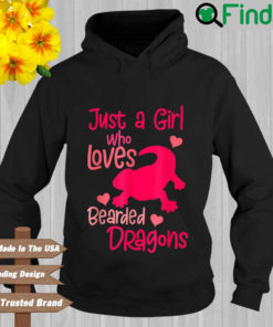 Just a girl who loves bearded dragons Hoodie