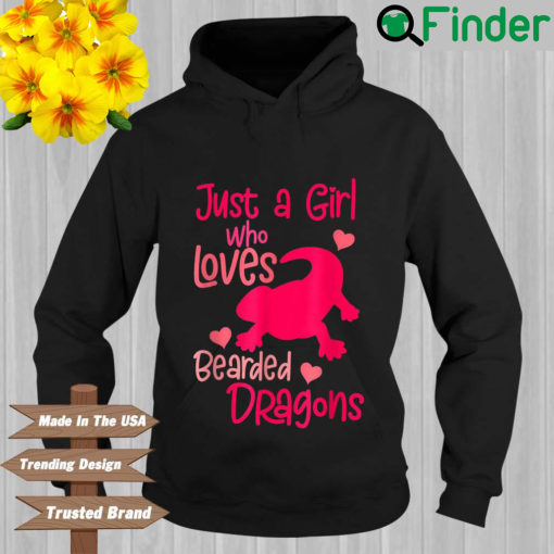 Just a girl who loves bearded dragons Hoodie