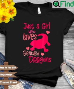 Just a girl who loves bearded dragons shirt