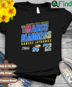 Kansas Jayhawks Division Mens Basketball Championship March Madness 22 shirt